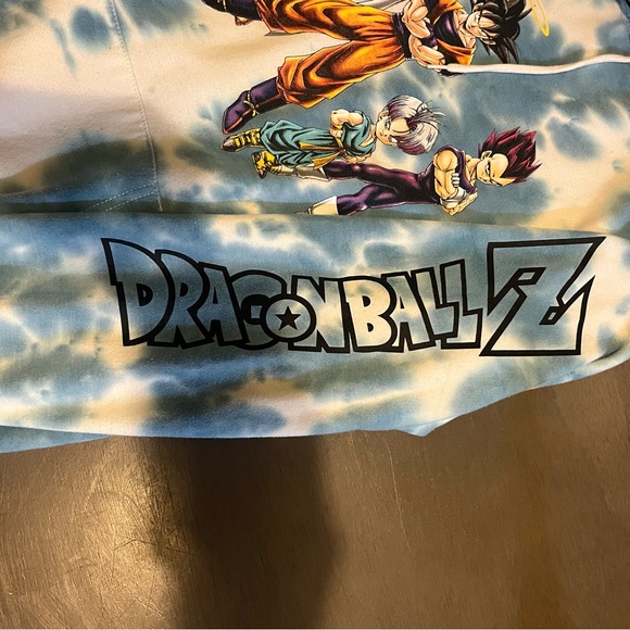 Dragon Ball Z Tie-Dye Hoodie blue and white - Picture 4 of 5